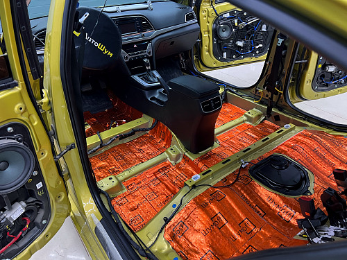 Виброизоляция пола Хендай Элантра