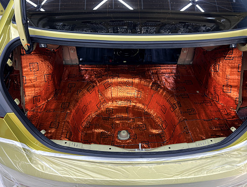 Виброизоляция багажника Хендай Элантра